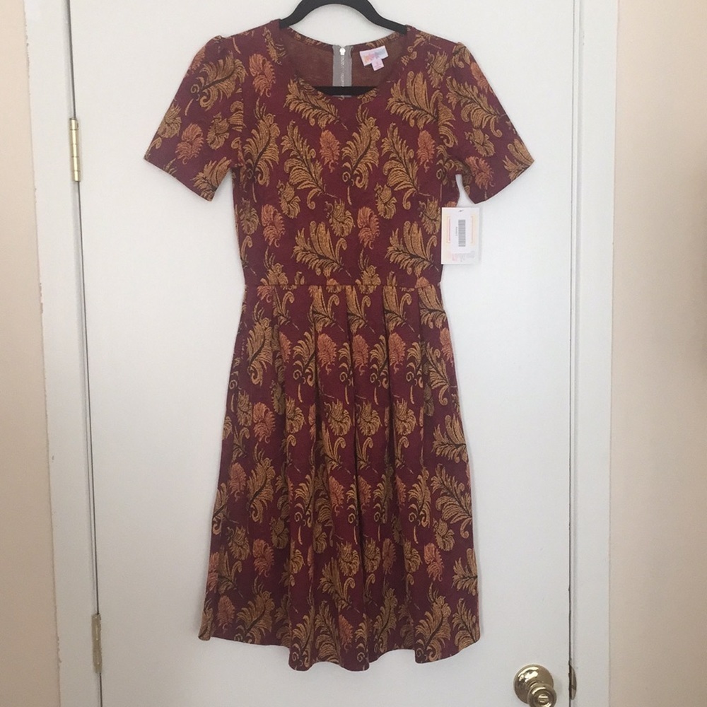 S LuLaRoe Amelia Dress G04 1120